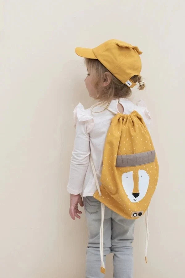 Trixie Drawstring Library/Swim Bag - Mr. Lion