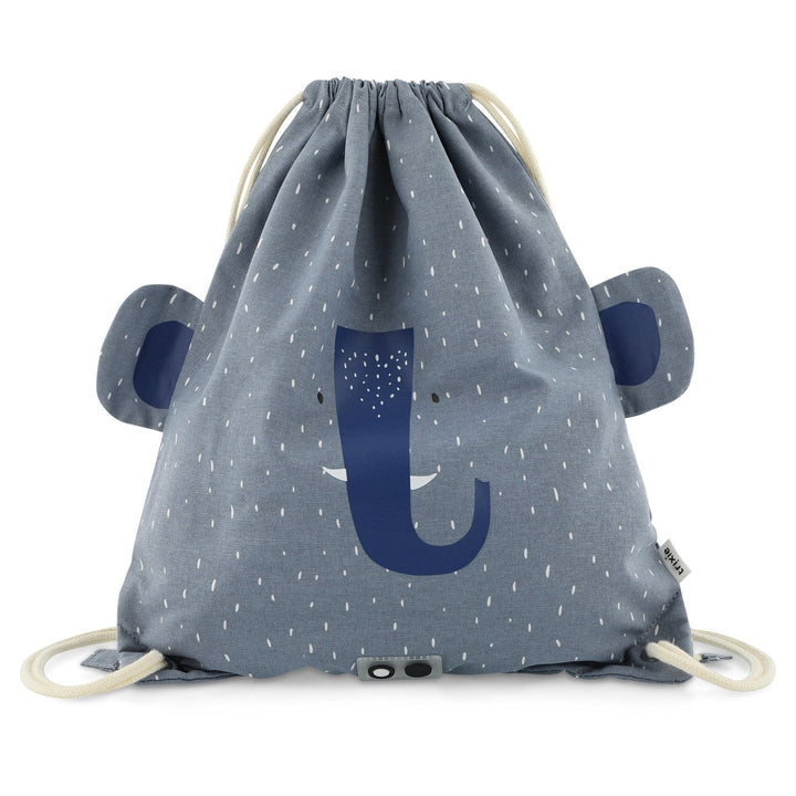 Trixie Drawstring Library/Swim Bag
 - Mrs. Elephant