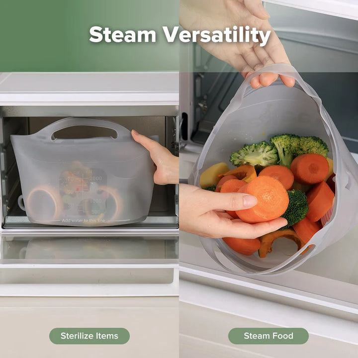 Haakaa Silicone Microwave Steam Steriliser Bag 1500ml