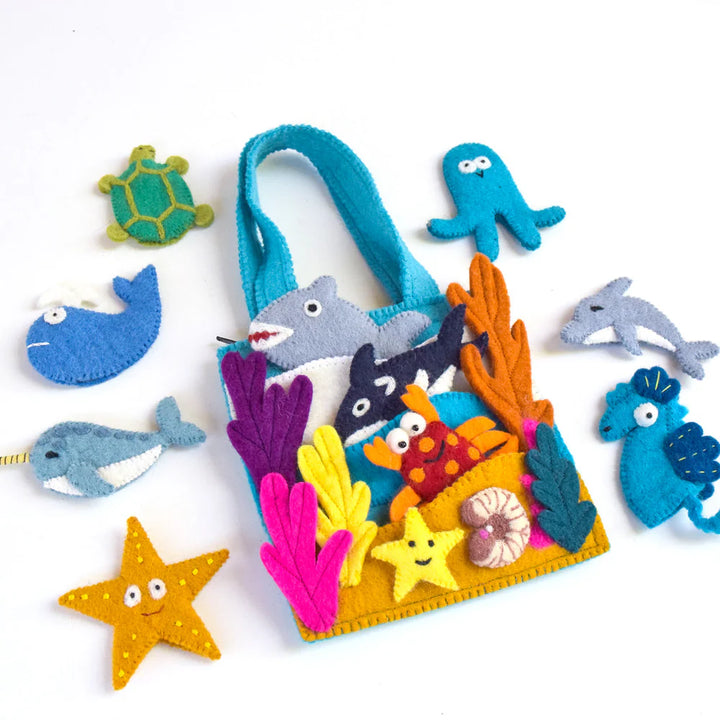 Under the Sea Felt Playscape Bag