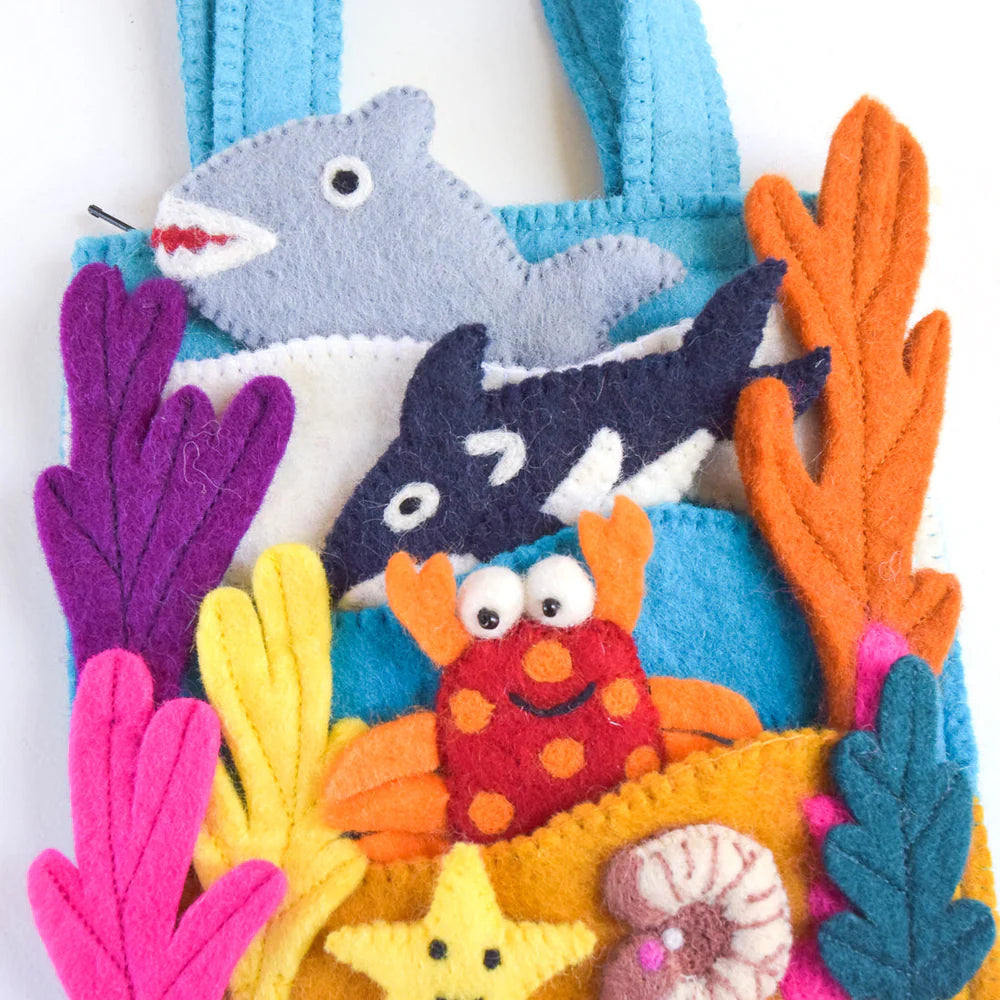 Under the Sea Felt Playscape Bag