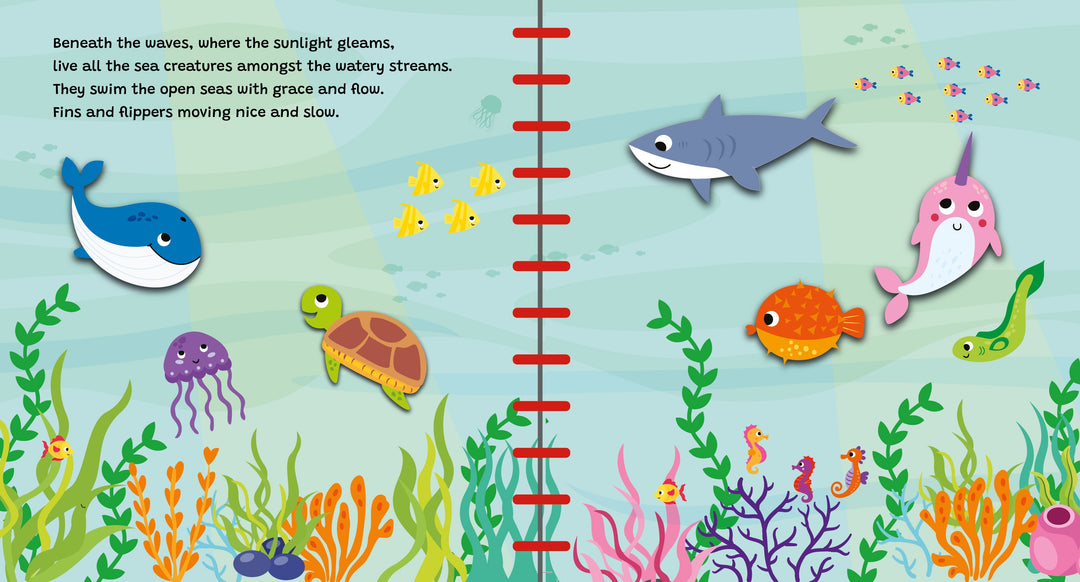 Under the Sea Reusable Silicone Sticker Book