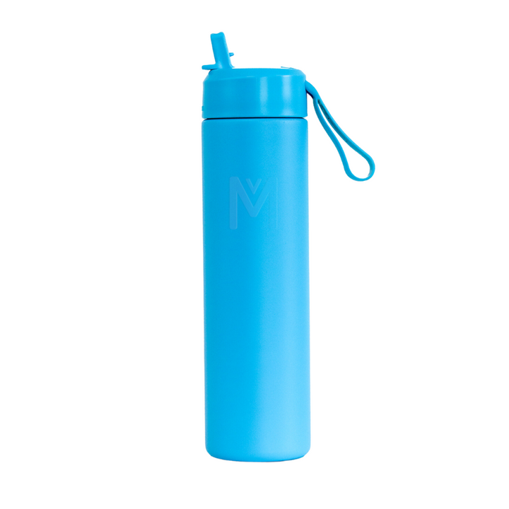 MontiiCo Fusion Sipper Lid Drink Bottle | Coastal - 700ml