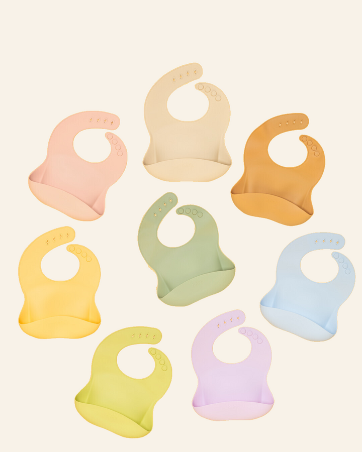 Kiin Silicone Feeding Scoop Bib - Assorted