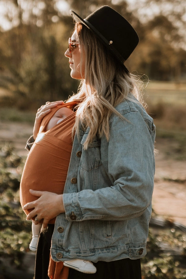 VIXSA Baby Wrap Carrier - Chestnut