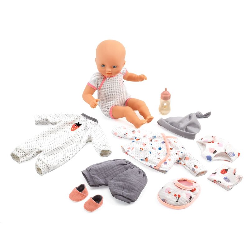 Pomea Soft Body Doll & Accessory Suitcase