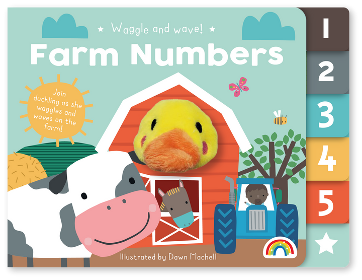 Waggle and Wave - Farm Numbers Puppet Board Book