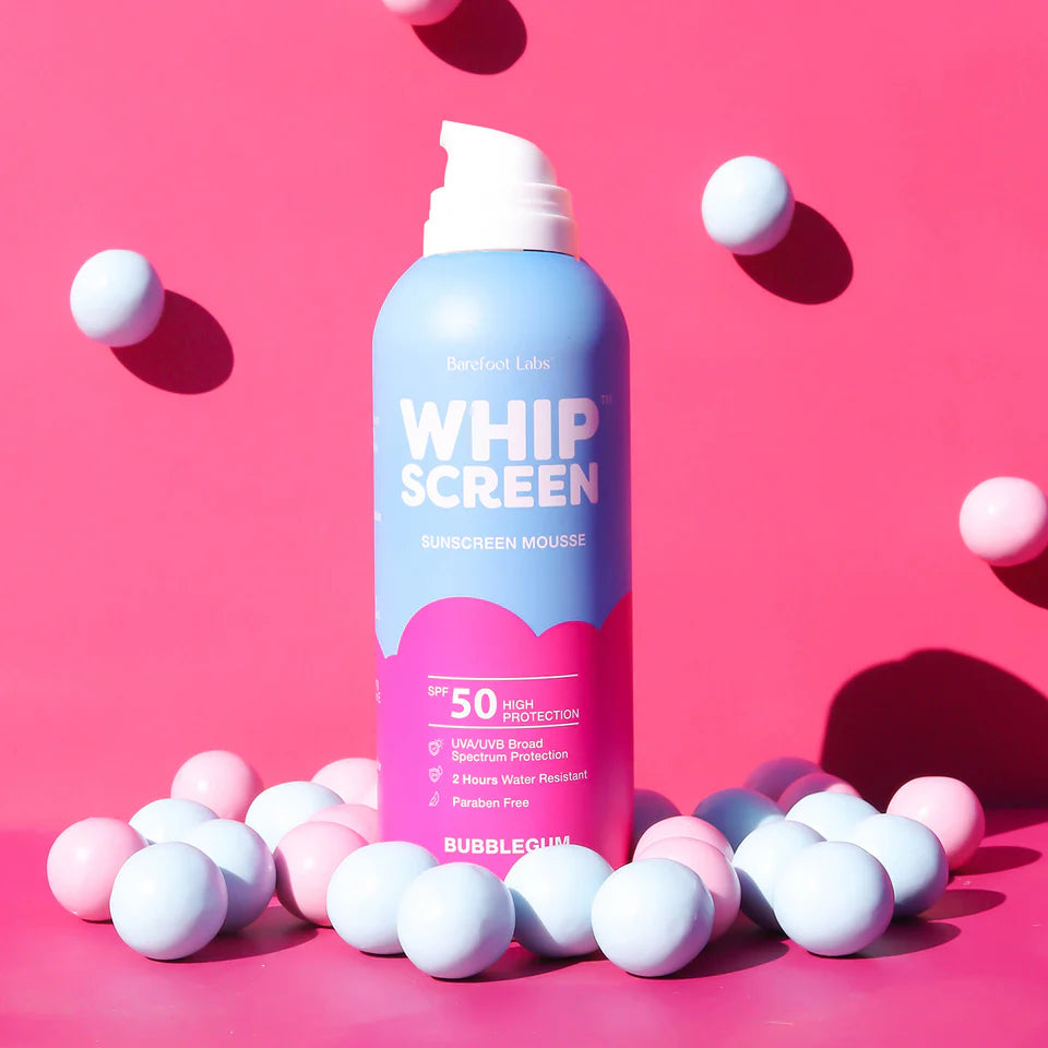 WhipScreen™ SPF 50 Sunscreen Mousse - Bubblegum