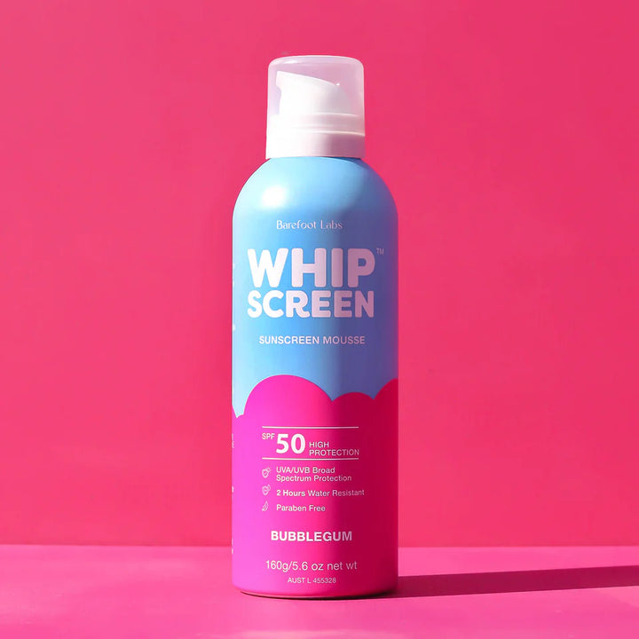 WhipScreen™ SPF 50 Sunscreen Mousse - Bubblegum