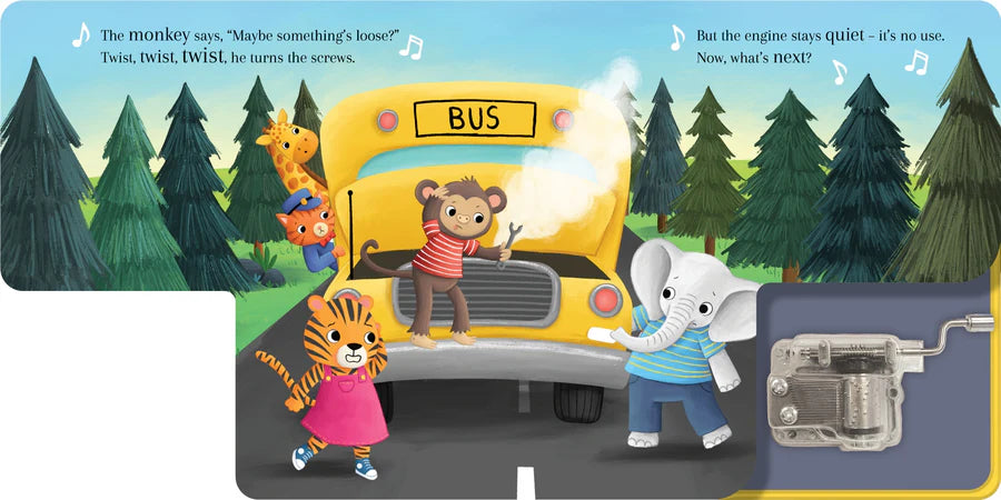 Wind-Up Music Box Book - The Wheels on the Bus
