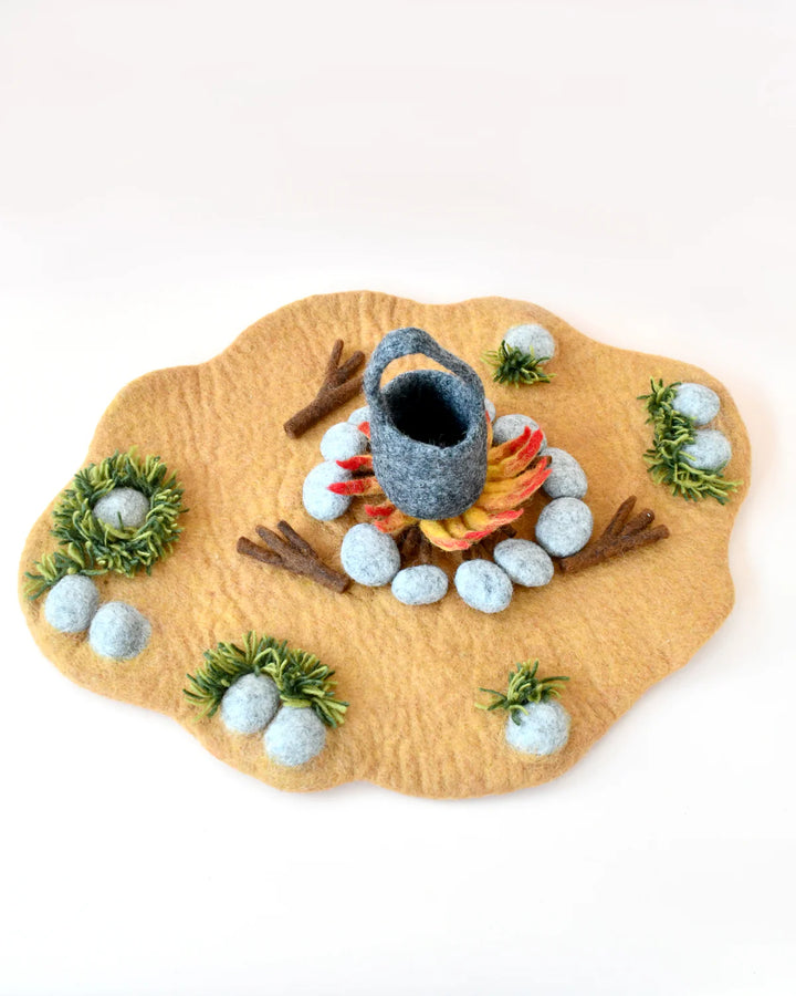 Wombat Stew Felt Playscape Play Mat Set