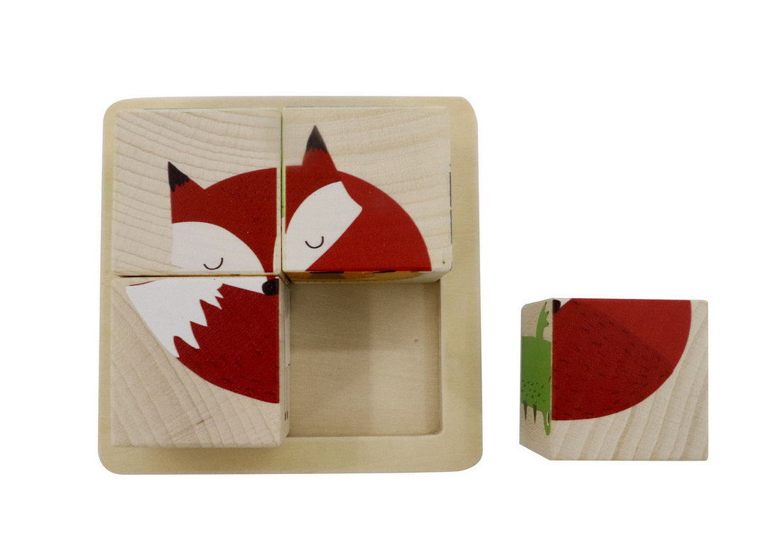Wooden Block Jungle Animal Puzzle