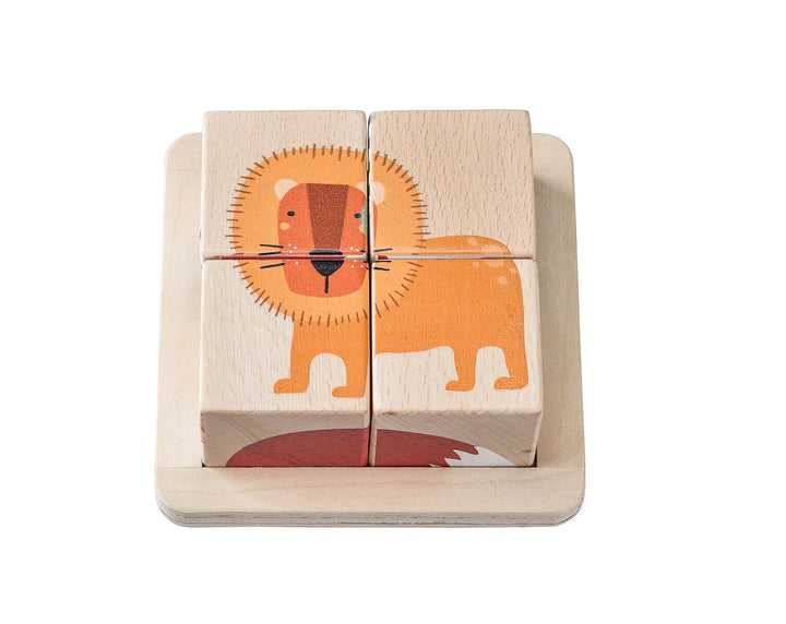 Wooden Block Jungle Animal Puzzle
