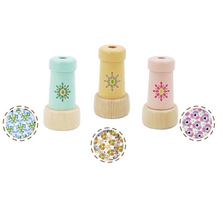 Wooden Mini Kaleidoscope Prism