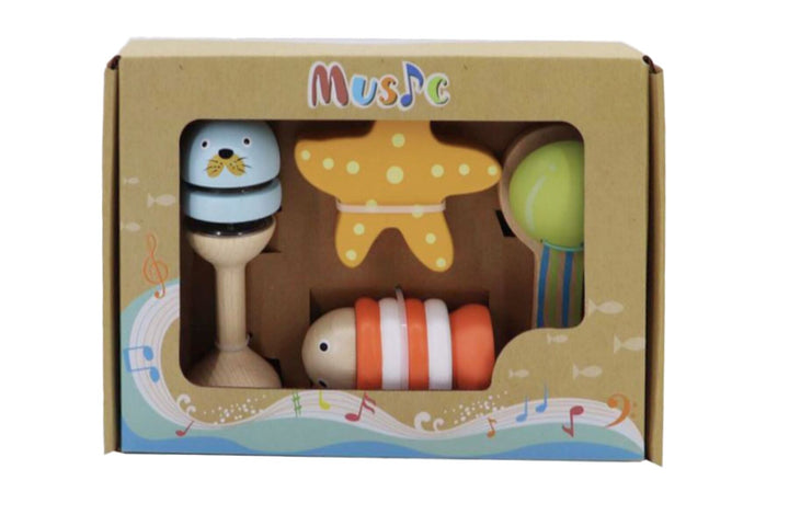 Wooden Ocean Music 4 Piece Set