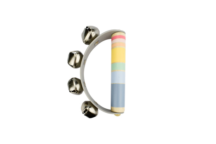 Wooden Rainbow Jingle Bell Shakers