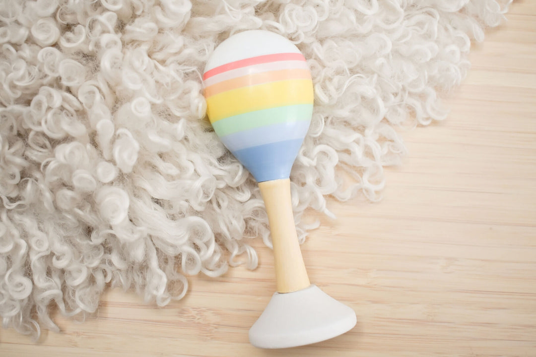 Wooden Rainbow Musical Maracas