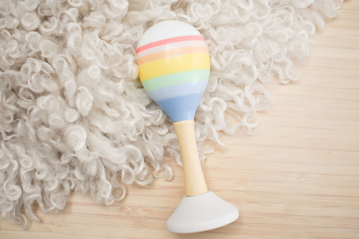 Wooden Rainbow Musical Maracas