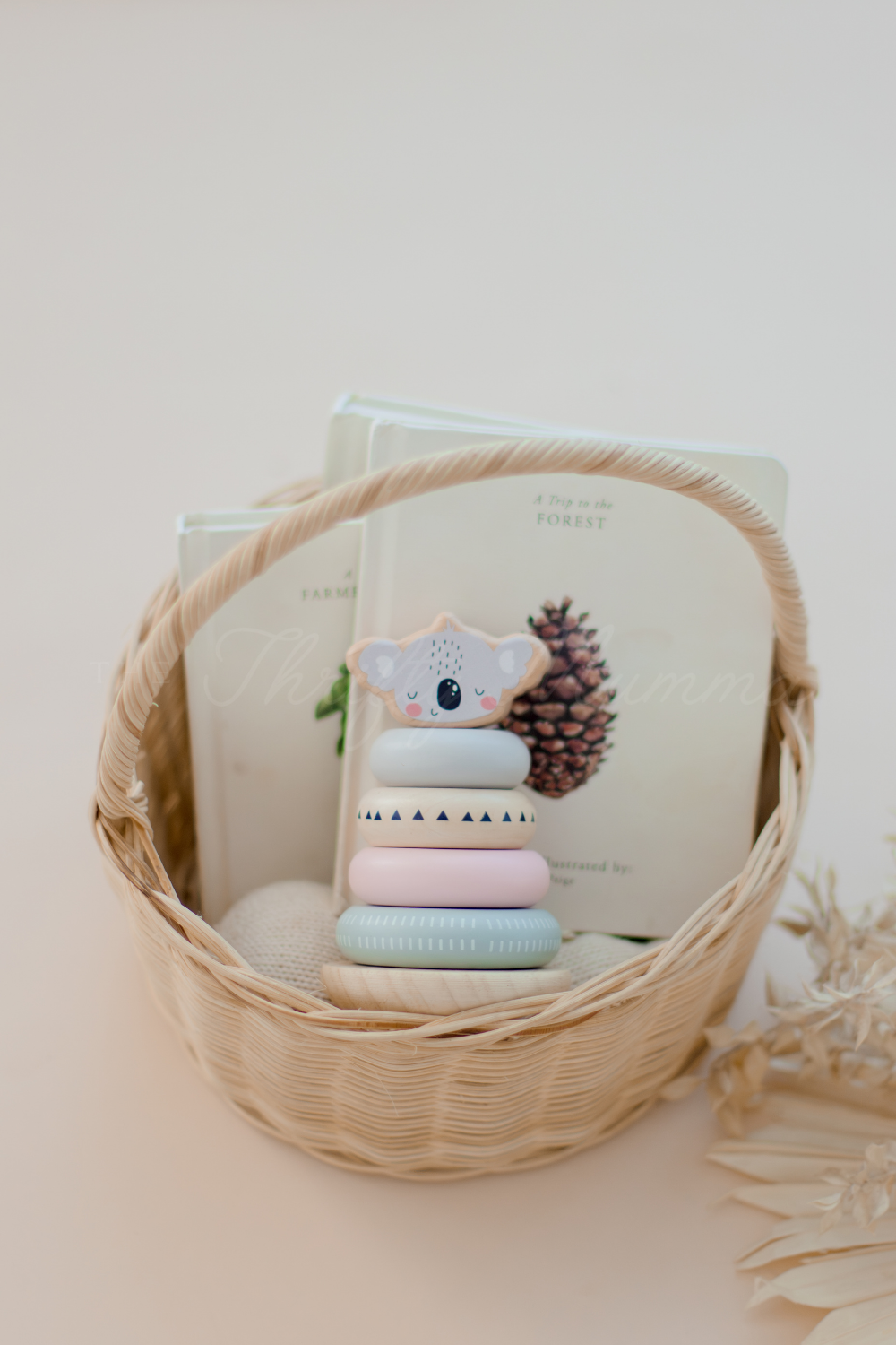 Wooden Ring Stacker Toy - Koala