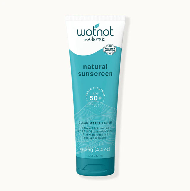 Wotnot Natural Sunscreen with Matte Finish SPF 50 125g
