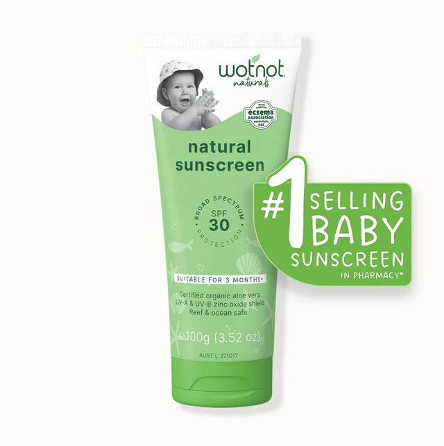 Wotnot Moisturising Baby Sunscreen SPF 30 100g