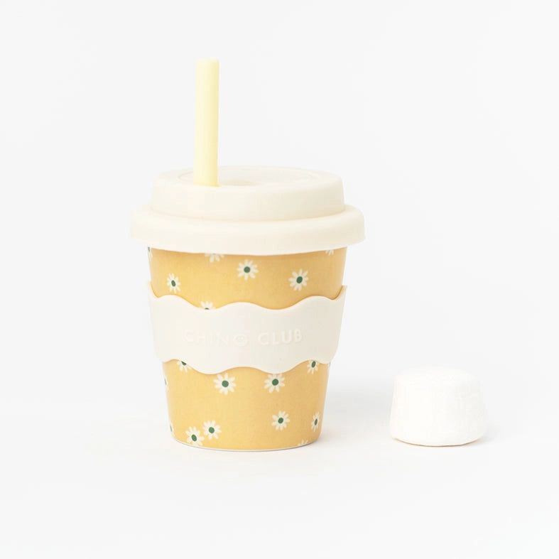 Yellow Daisy Babychino Cup 120ml