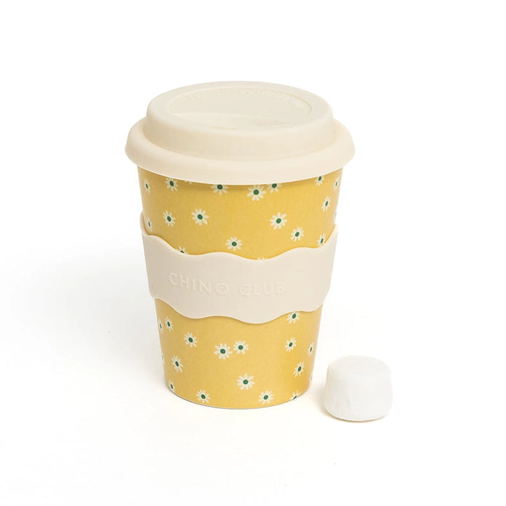 Yellow Daisy Adult Coffee Cup 350ml