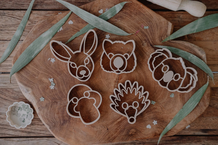 Kinfolk Pantry Playdough/Sensory Play Eco Cutter™ Set - Aussie Animals