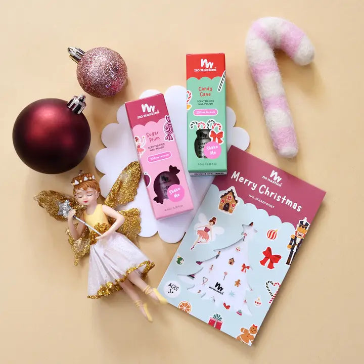 No Nasties Christmas Kids Nails Stickers - Limited Edition