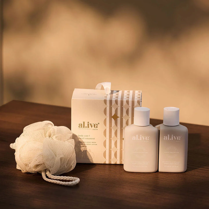 al.ive Body Travel Ornament Mini Wash and Lotion Gift Set