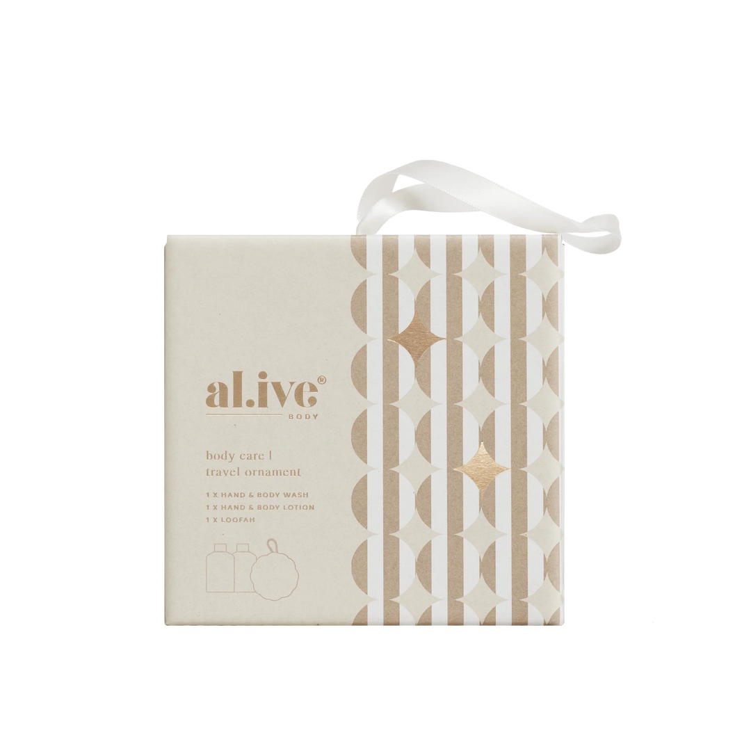 al.ive Body Travel Ornament Mini Wash and Lotion Gift Set