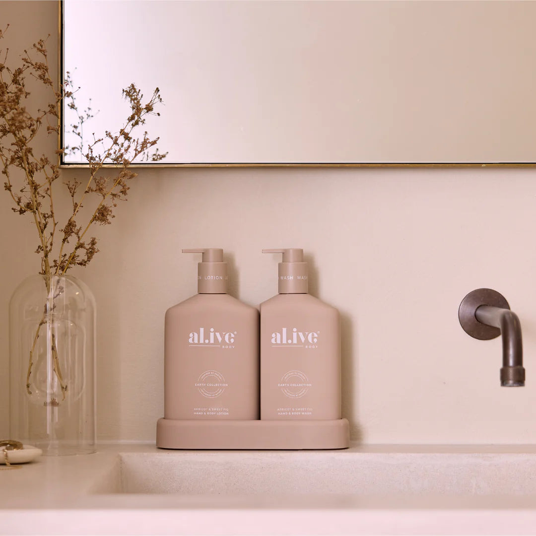 al.ive Body Apricot & Sweet Fig Wash & Lotion Duo