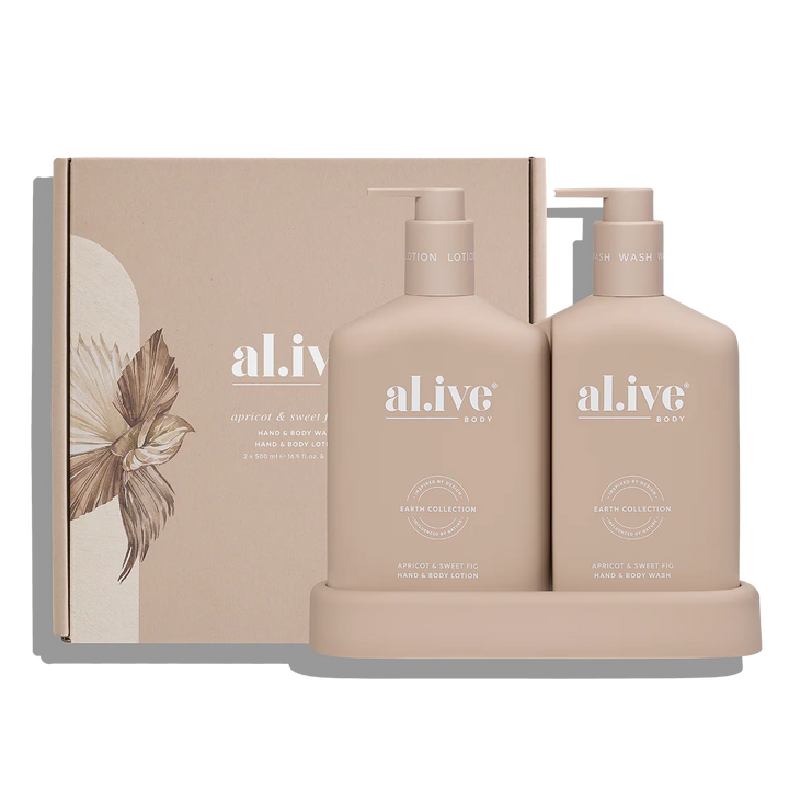 al.ive Body Apricot & Sweet Fig Wash & Lotion Duo