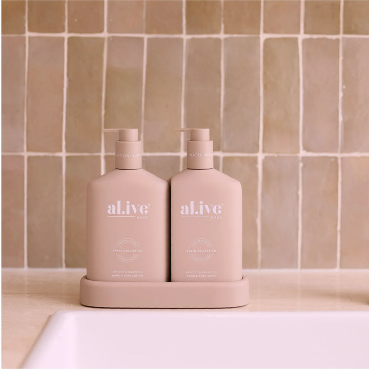 al.ive Body Apricot & Sweet Fig Wash & Lotion Duo