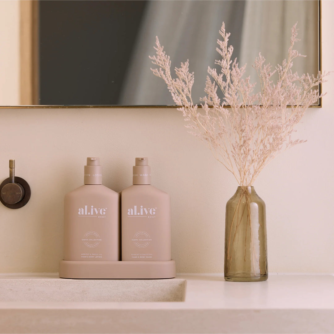 al.ive Body Apricot & Sweet Fig Wash & Lotion Duo