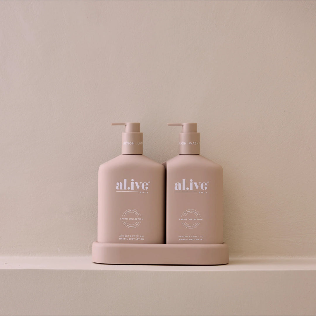 al.ive Body Apricot & Sweet Fig Wash & Lotion Duo