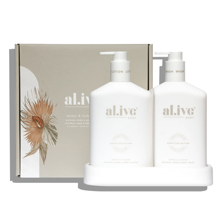 al.ive Body Mango & Lychee Wash & Lotion Duo