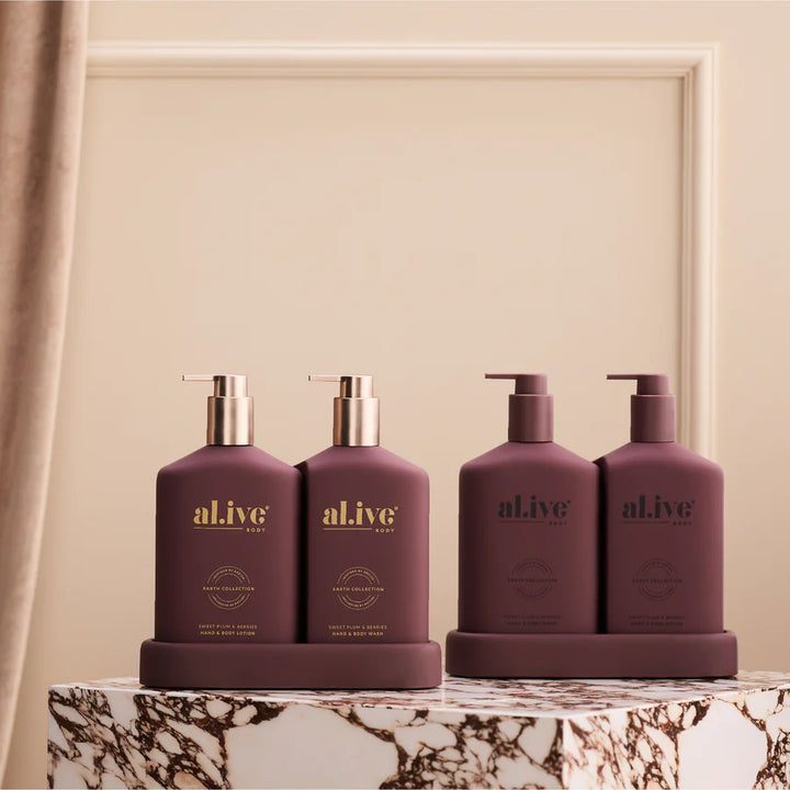 al.ive Body Transformative Wash & Lotion Duo  - Sweet Plum & Berries