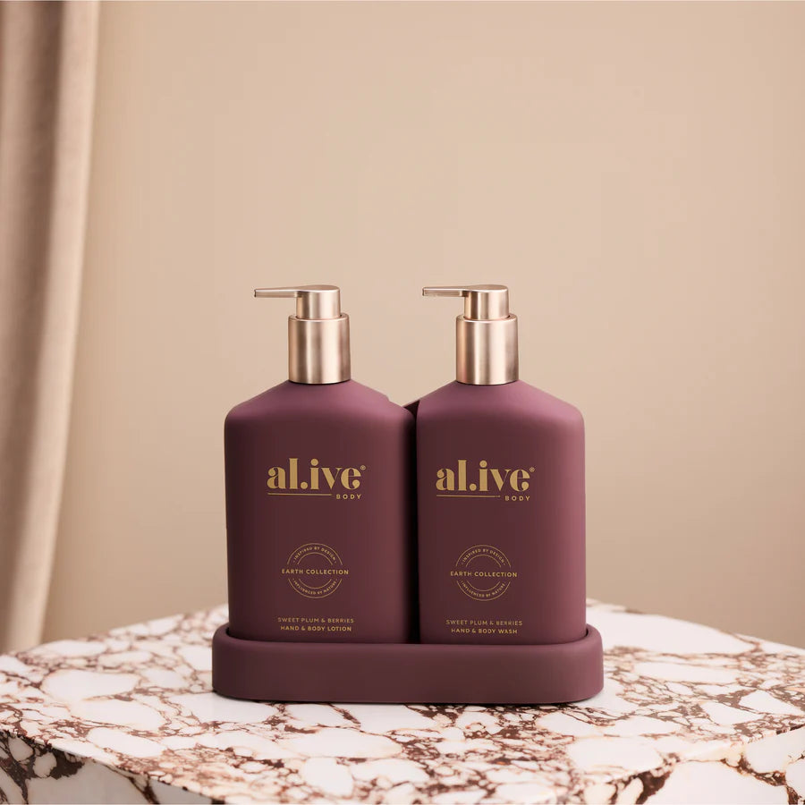 al.ive Body Transformative Wash & Lotion Duo  - Sweet Plum & Berries