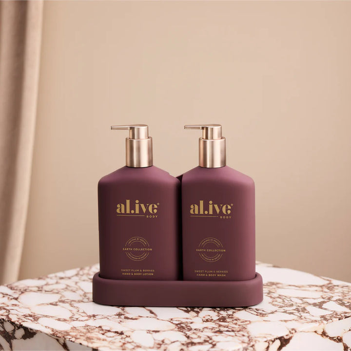 al.ive Body Transformative Wash & Lotion Duo  - Sweet Plum & Berries