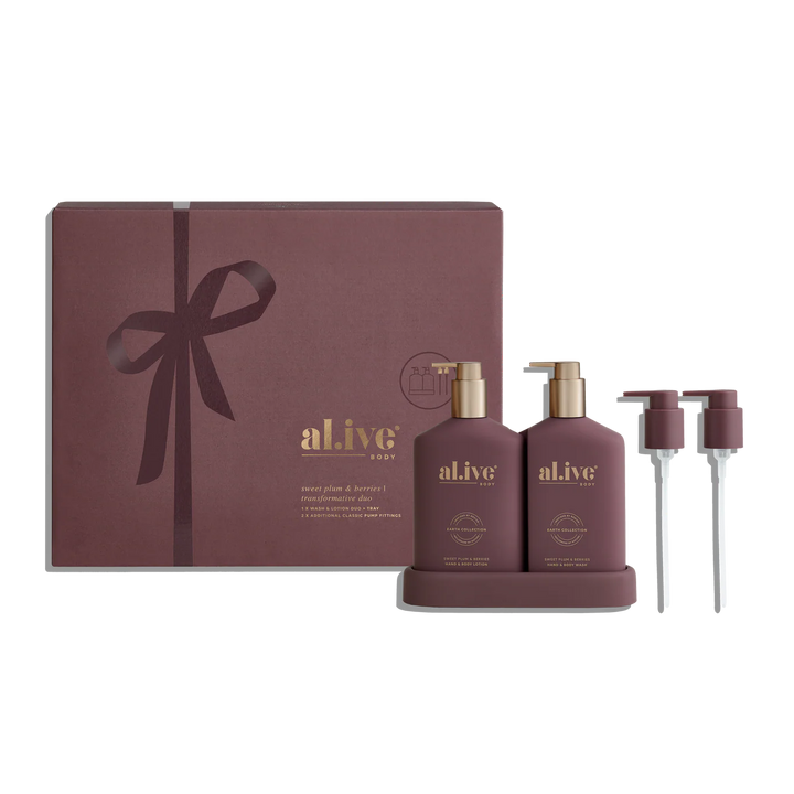 al.ive Body Transformative Wash & Lotion Duo  - Sweet Plum & Berries