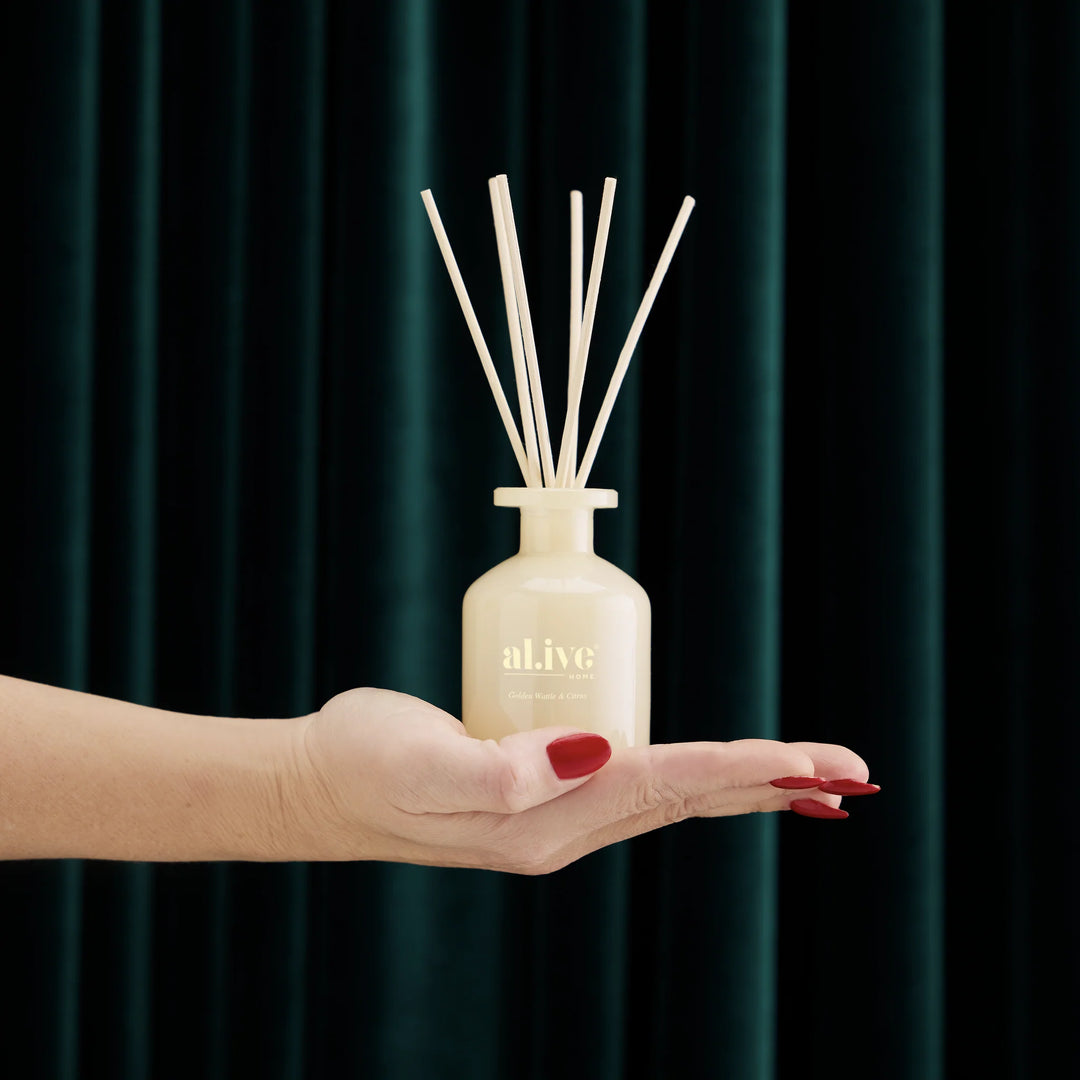 al.ive Mini Reed Diffuser - Golden Wattle & Citrus