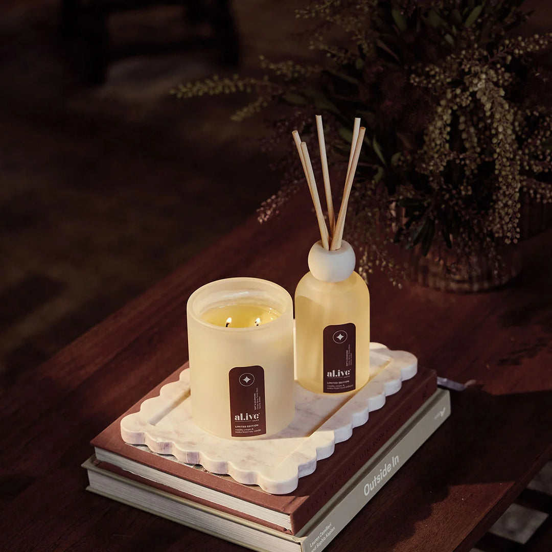 al.ive Reed Diffuser - Vanilla Cream & Tonka Bean
