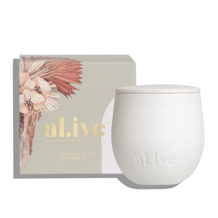 al.ive Sweet Dewberry & Clove Soy Candle