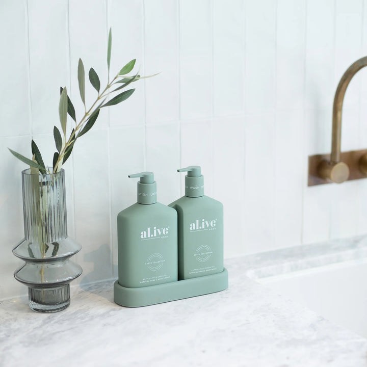 al.ive Body Kaffir Lime & Green Tea Wash & Lotion Duo