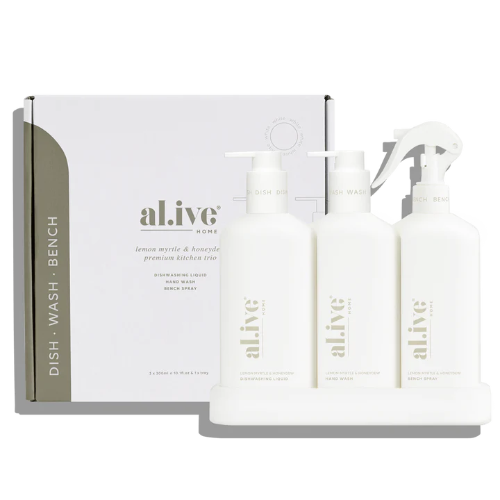al.ive Kitchen Trio Set - Lemon Myrtle & Honeydew