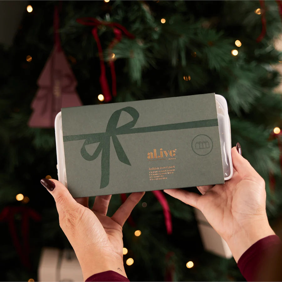 al.ive body Hair & Body Holiday Travel Pack Of 4