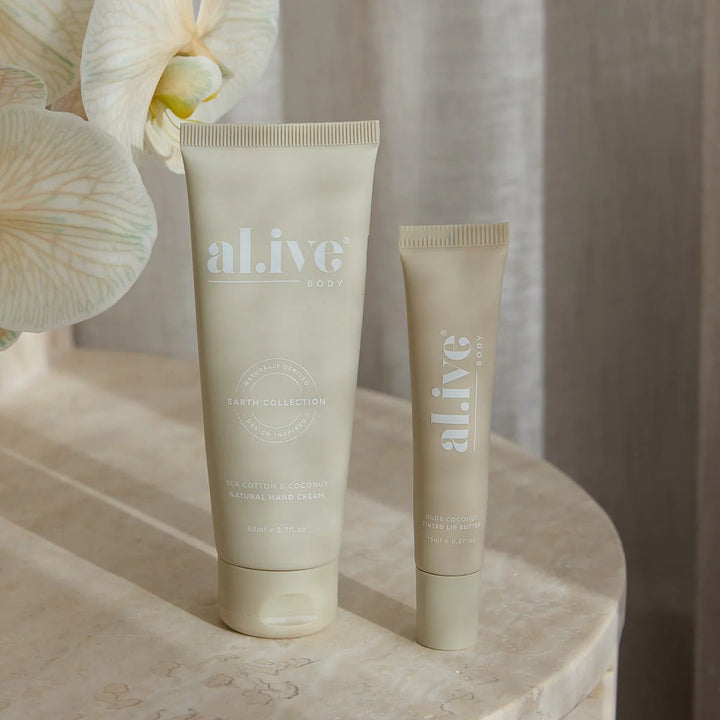 al.ive body Tinted Lip Butter - Nude Coconut