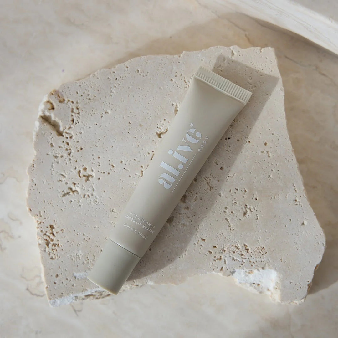 al.ive body Tinted Lip Butter - Nude Coconut