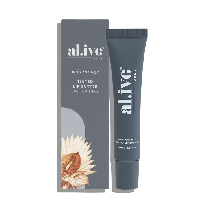 al.ive body Tinted Lip Butter - Wild Orange